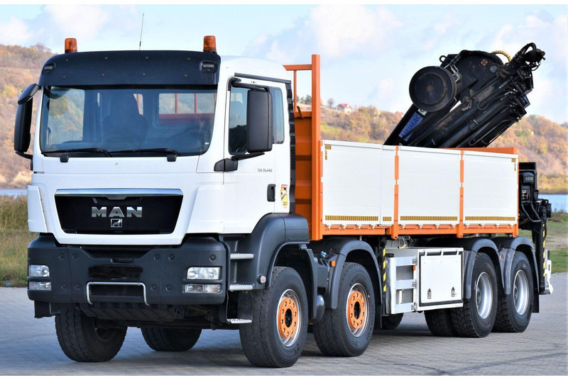 MAN TGS 35.440 * HIAB 322 EP-5HIPRO+FUNK / 8x4! - شاحنات مسطحة, شاحنة كرين: صور 3 MAN TGS 35.440 * HIAB 322 EP-5HIPRO+FUNK / 8x4! - شاحنات مسطحة, شاحنة كرين: صور 3