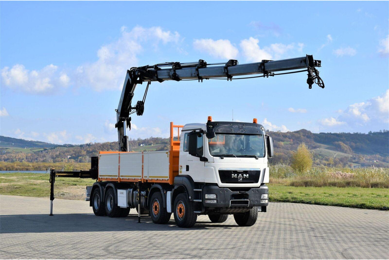 MAN TGS 35.440 * HIAB 322 EP-5HIPRO+FUNK / 8x4! - شاحنات مسطحة, شاحنة كرين: صور 2 MAN TGS 35.440 * HIAB 322 EP-5HIPRO+FUNK / 8x4! - شاحنات مسطحة, شاحنة كرين: صور 2