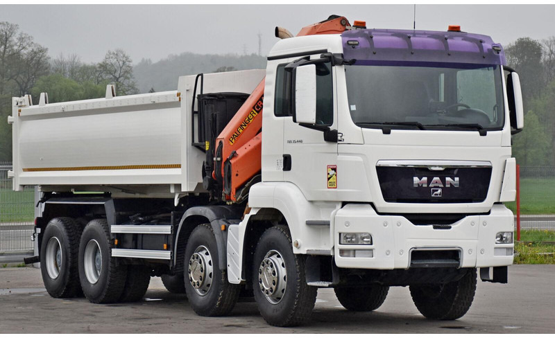 MAN TGS 35.440 * KIPPER 5,80m + KRAN * TOPZUSTAND - قلابات, شاحنة كرين: صور 4 MAN TGS 35.440 * KIPPER 5,80m + KRAN * TOPZUSTAND - قلابات, شاحنة كرين: صور 4