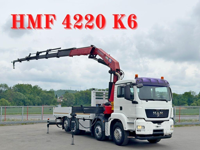 MAN TGS 35.440* KIPPER 6,00m * HMF 4220 K6/FUNK* 8x4 - شاحنات مسطحة, شاحنة كرين: صور 1 MAN TGS 35.440* KIPPER 6,00m * HMF 4220 K6/FUNK* 8x4 - شاحنات مسطحة, شاحنة كرين: صور 1