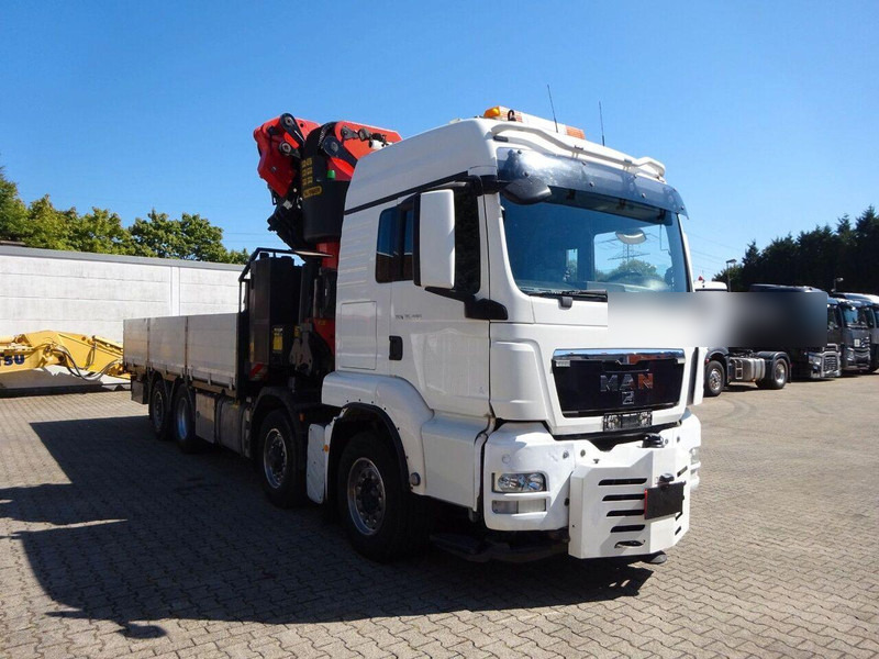 MAN TGS 35.480 - Flatbed + crane - شاحنات مسطحة, شاحنة كرين: صور 2 MAN TGS 35.480 - Flatbed + crane - شاحنات مسطحة, شاحنة كرين: صور 2