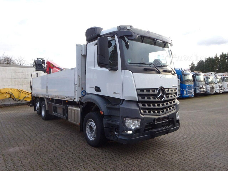 Mercedes-Benz 2648 - Flatbed+crane - شاحنات مسطحة, شاحنة كرين: صور 3 Mercedes-Benz 2648 - Flatbed+crane - شاحنات مسطحة, شاحنة كرين: صور 3