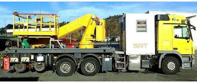 Mercedes-Benz 3344 SRT SCHÖRLING Road Rail Railway Zweiweg - مصاعد الازدهار محمولة على شاحنة: صور 5 Mercedes-Benz 3344 SRT SCHÖRLING Road Rail Railway Zweiweg - مصاعد الازدهار محمولة على شاحنة: صور 5