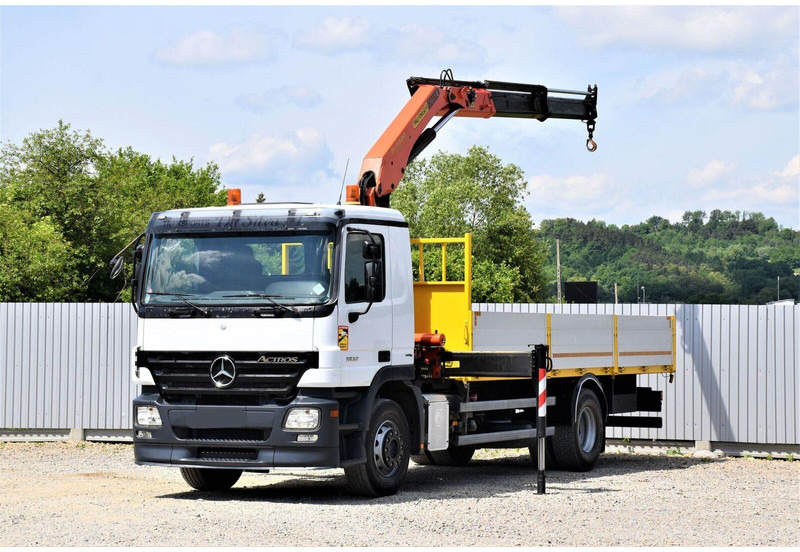 Mercedes-Benz ACTROS 1832 - قلابات, شاحنة كرين: صور 2 Mercedes-Benz ACTROS 1832 - قلابات, شاحنة كرين: صور 2