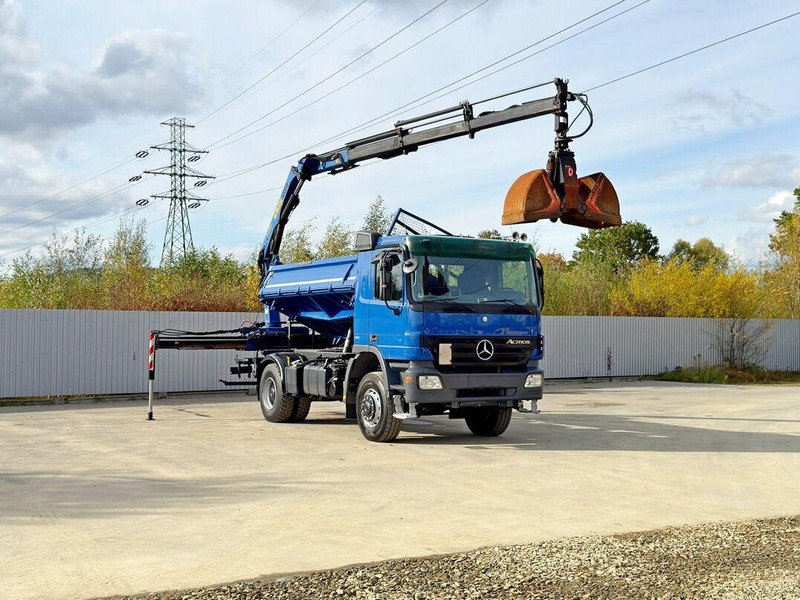 Mercedes-Benz ACTROS 1841 * PK 10501 + FUNK * TOP * 4x4 - قلابات, شاحنة كرين: صور 4 Mercedes-Benz ACTROS 1841 * PK 10501 + FUNK * TOP * 4x4 - قلابات, شاحنة كرين: صور 4