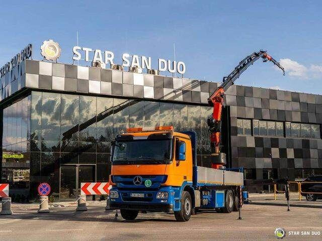 Mercedes-Benz ACTROS 2541 6x2 Palfinger PK 34002 Crane Winch - شاحنات مسطحة, شاحنة كرين: صور 1 Mercedes-Benz ACTROS 2541 6x2 Palfinger PK 34002 Crane Winch - شاحنات مسطحة, شاحنة كرين: صور 1