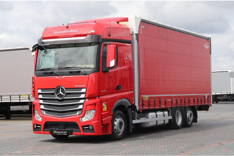 Mercedes-Benz ACTROS 2548 / 6x2 / I-PARK COOL / BIG SPACE / OŚ PODNOSZONA / PO - شاحنة ستارة: صور 1 Mercedes-Benz ACTROS 2548 / 6x2 / I-PARK COOL / BIG SPACE / OŚ PODNOSZONA / PO - شاحنة ستارة: صور 1