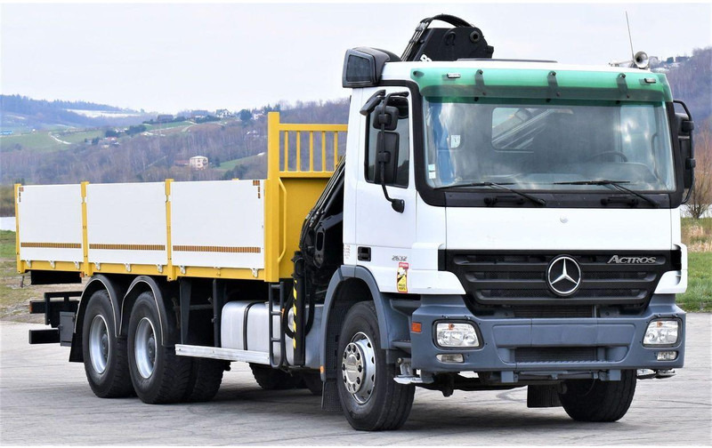 Mercedes-Benz ACTROS 2632 - شاحنات مسطحة, شاحنة كرين: صور 3 Mercedes-Benz ACTROS 2632 - شاحنات مسطحة, شاحنة كرين: صور 3