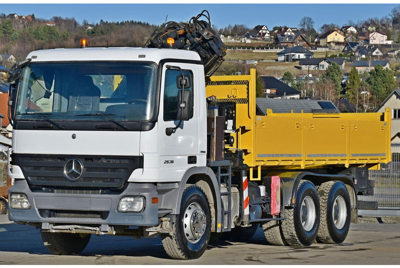 Mercedes-Benz ACTROS 2636 * TEREX 165.2E - A4 + FUNK/6x4 - قلابات, شاحنة كرين: صور 4 Mercedes-Benz ACTROS 2636 * TEREX 165.2E - A4 + FUNK/6x4 - قلابات, شاحنة كرين: صور 4
