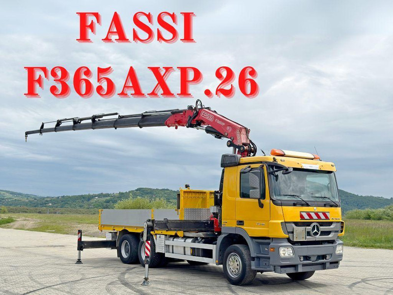 Mercedes-Benz ACTROS 2646 * FASSI F365AXP.26 + FUNK * 6x4 - شاحنات مسطحة, شاحنة كرين: صور 1 Mercedes-Benz ACTROS 2646 * FASSI F365AXP.26 + FUNK * 6x4 - شاحنات مسطحة, شاحنة كرين: صور 1