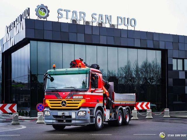 شاحنات مسطحة, شاحنة كرين Mercedes-Benz ACTROS 2648 6x4 PALFINGER PK 29002 Fly Jib Winc: صور 8 شاحنات مسطحة, شاحنة كرين Mercedes-Benz ACTROS 2648 6x4 PALFINGER PK 29002 Fly Jib Winc: صور 8