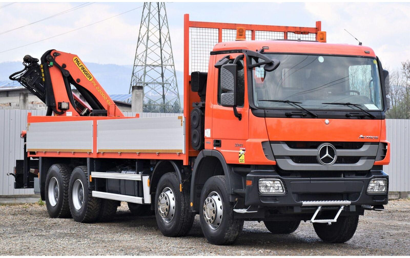 Mercedes-Benz ACTROS 3241 - شاحنات مسطحة, شاحنة كرين: صور 3 Mercedes-Benz ACTROS 3241 - شاحنات مسطحة, شاحنة كرين: صور 3