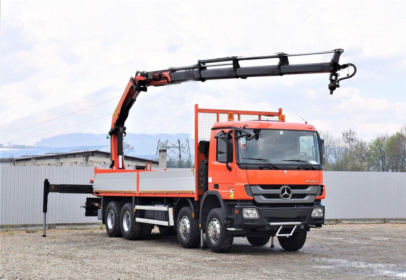 Mercedes-Benz ACTROS 3241 - شاحنات مسطحة, شاحنة كرين: صور 1 Mercedes-Benz ACTROS 3241 - شاحنات مسطحة, شاحنة كرين: صور 1