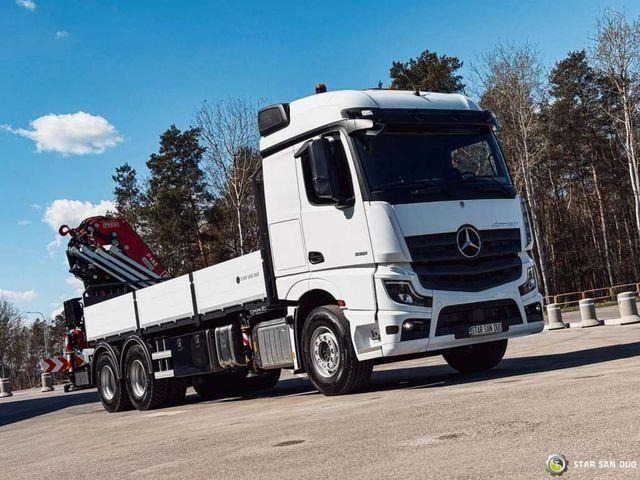 Mercedes-Benz ACTROS 3351 NEW 6x4 Fassi F485 Crane - شاحنات مسطحة, شاحنة كرين: صور 2 Mercedes-Benz ACTROS 3351 NEW 6x4 Fassi F485 Crane - شاحنات مسطحة, شاحنة كرين: صور 2