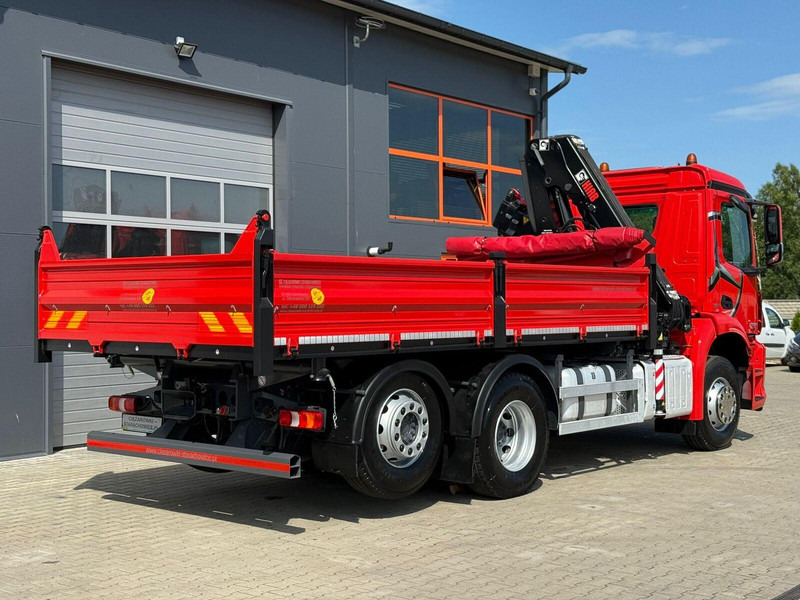 قلابات, شاحنة كرين Mercedes-Benz AROCS 2532 // E6 // wywrotka 3-Stronna + HIAB HIDUO 158 B-2 // 6: صور 7