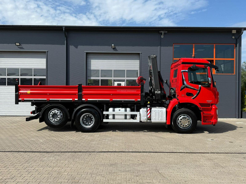 قلابات, شاحنة كرين Mercedes-Benz AROCS 2532 // E6 // wywrotka 3-Stronna + HIAB HIDUO 158 B-2 // 6: صور 8
