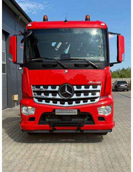 قلابات, شاحنة كرين Mercedes-Benz AROCS 2532 // E6 // wywrotka 3-Stronna + HIAB HIDUO 158 B-2 // 6: صور 12