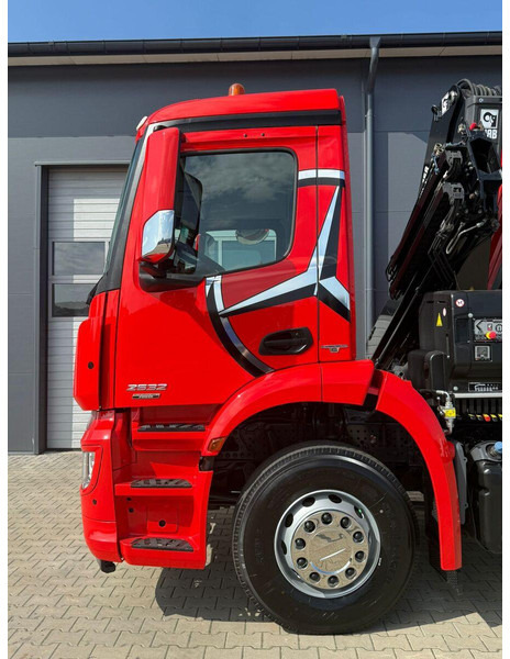 قلابات, شاحنة كرين Mercedes-Benz AROCS 2532 // E6 // wywrotka 3-Stronna + HIAB HIDUO 158 B-2 // 6: صور 13