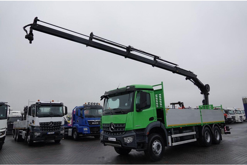 Mercedes-Benz AROCS 2636 / 6x4 / SKRZYNIOWY- 6,5 M / + HDS HIAB 4x wysów: 13 - شاحنات مسطحة, شاحنة كرين: صور 2 Mercedes-Benz AROCS 2636 / 6x4 / SKRZYNIOWY- 6,5 M / + HDS HIAB 4x wysów: 13 - شاحنات مسطحة, شاحنة كرين: صور 2