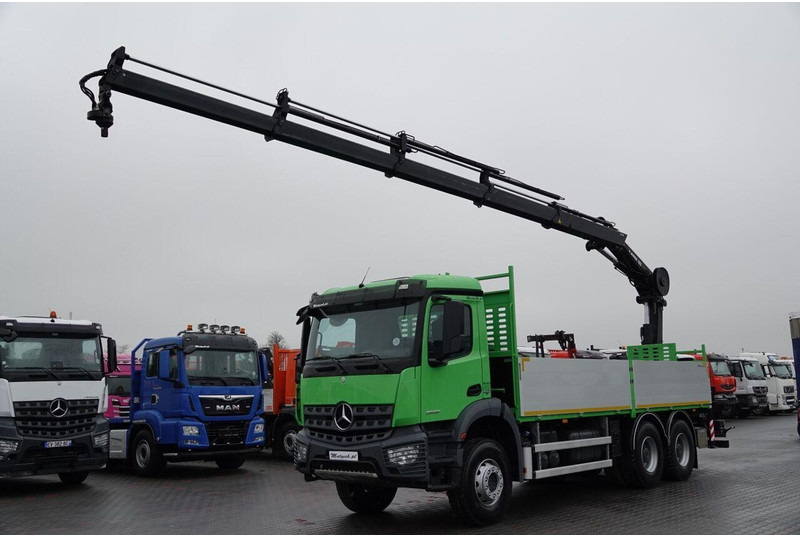 Mercedes-Benz AROCS 2636 / 6x4 / SKRZYNIOWY- 6,5 M / + HDS HIAB 4x wysów: 13 - شاحنات مسطحة, شاحنة كرين: صور 3 Mercedes-Benz AROCS 2636 / 6x4 / SKRZYNIOWY- 6,5 M / + HDS HIAB 4x wysów: 13 - شاحنات مسطحة, شاحنة كرين: صور 3