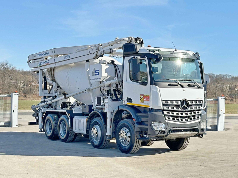 Mercedes-Benz AROCS 3743 * Betonpumpe + FUNK * 8x4 * TOP - شاحنة خلاطة خرسانة: صور 1 Mercedes-Benz AROCS 3743 * Betonpumpe + FUNK * 8x4 * TOP - شاحنة خلاطة خرسانة: صور 1