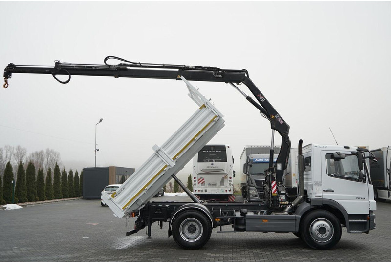 Mercedes-Benz ATEGO 1218 / 4x2 / WYWROTKA + HDS HIAB 0088 BS-3 / PILOT /MANU - قلابات, شاحنة كرين: صور 5 Mercedes-Benz ATEGO 1218 / 4x2 / WYWROTKA + HDS HIAB 0088 BS-3 / PILOT /MANU - قلابات, شاحنة كرين: صور 5