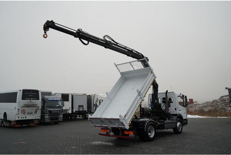 Mercedes-Benz ATEGO 1218 / 4x2 / WYWROTKA + HDS HIAB 0088 BS-3 / PILOT /MANU - قلابات, شاحنة كرين: صور 4 Mercedes-Benz ATEGO 1218 / 4x2 / WYWROTKA + HDS HIAB 0088 BS-3 / PILOT /MANU - قلابات, شاحنة كرين: صور 4