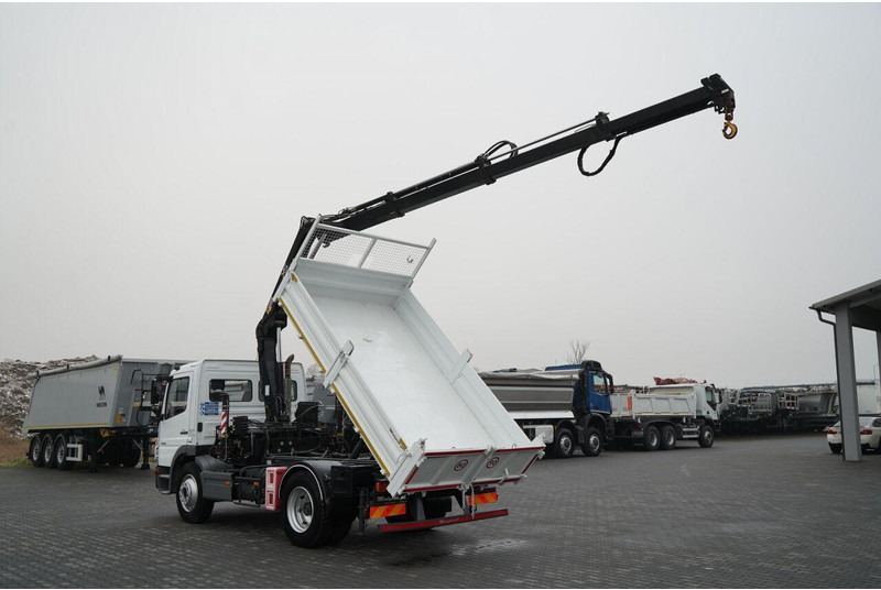 Mercedes-Benz ATEGO 1218 / 4x2 / WYWROTKA + HDS HIAB 0088 BS-3 / PILOT /MANU - قلابات, شاحنة كرين: صور 3 Mercedes-Benz ATEGO 1218 / 4x2 / WYWROTKA + HDS HIAB 0088 BS-3 / PILOT /MANU - قلابات, شاحنة كرين: صور 3