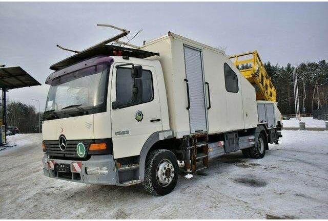 Mercedes-Benz ATEGO 1323 PK 8000T RAIL Platform - شاحنة, شاحنة كرين: صور 2 Mercedes-Benz ATEGO 1323 PK 8000T RAIL Platform - شاحنة, شاحنة كرين: صور 2