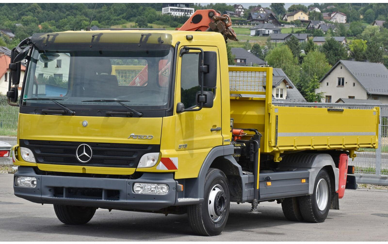 Mercedes-Benz ATEGO 818 - قلابات, شاحنة كرين: صور 4 Mercedes-Benz ATEGO 818 - قلابات, شاحنة كرين: صور 4