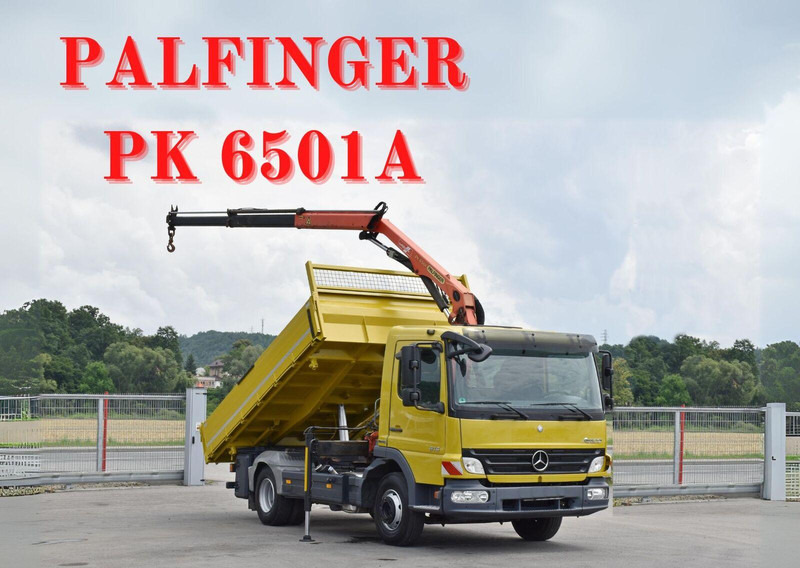 Mercedes-Benz ATEGO 818 - قلابات, شاحنة كرين: صور 1 Mercedes-Benz ATEGO 818 - قلابات, شاحنة كرين: صور 1