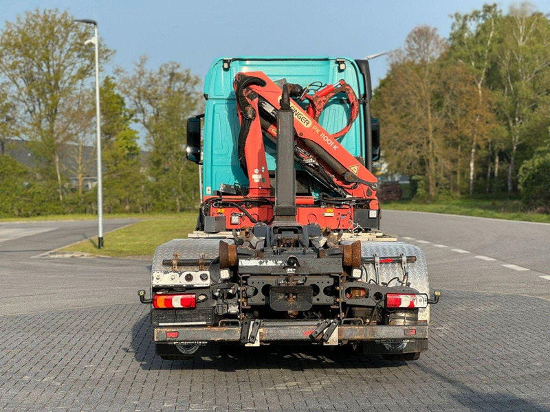 Mercedes-Benz Actros 2540 6x2 Abrollkipper Kran PK 11001 - شاحنات مسطحة, شاحنة كرين: صور 3 Mercedes-Benz Actros 2540 6x2 Abrollkipper Kran PK 11001 - شاحنات مسطحة, شاحنة كرين: صور 3