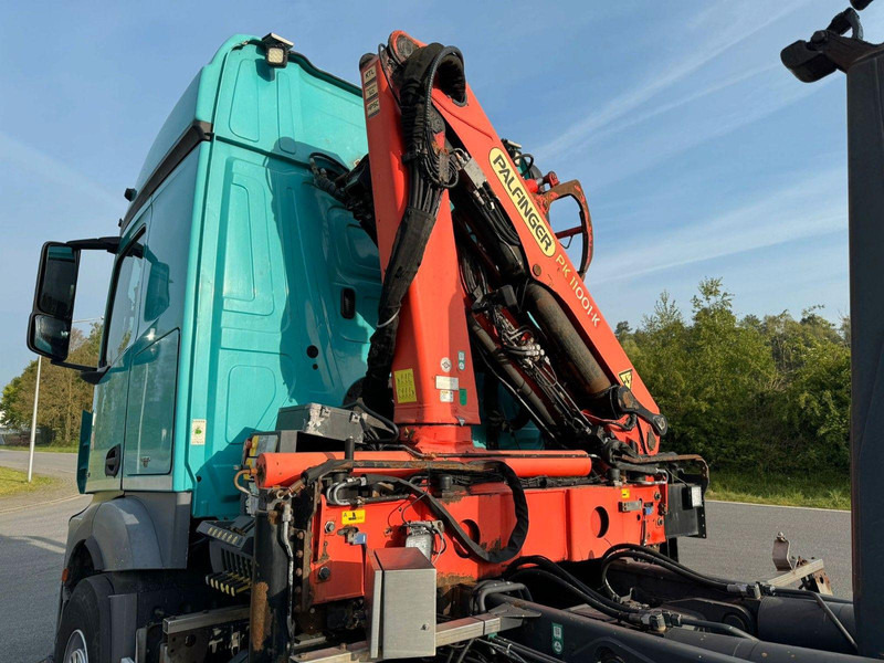 Mercedes-Benz Actros 2540 6x2 Abrollkipper Kran PK 11001 - شاحنات مسطحة, شاحنة كرين: صور 4 Mercedes-Benz Actros 2540 6x2 Abrollkipper Kran PK 11001 - شاحنات مسطحة, شاحنة كرين: صور 4