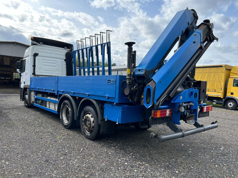 Mercedes-Benz Actros 2544 Glastransporter mit Palfinger Kran - شاحنات مسطحة, شاحنة كرين: صور 4 Mercedes-Benz Actros 2544 Glastransporter mit Palfinger Kran - شاحنات مسطحة, شاحنة كرين: صور 4