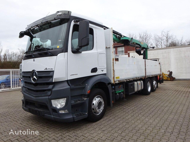 Mercedes-Benz Antos 2543 - Flatbed+crane 6x2 - شاحنات مسطحة, شاحنة كرين: صور 2 Mercedes-Benz Antos 2543 - Flatbed+crane 6x2 - شاحنات مسطحة, شاحنة كرين: صور 2