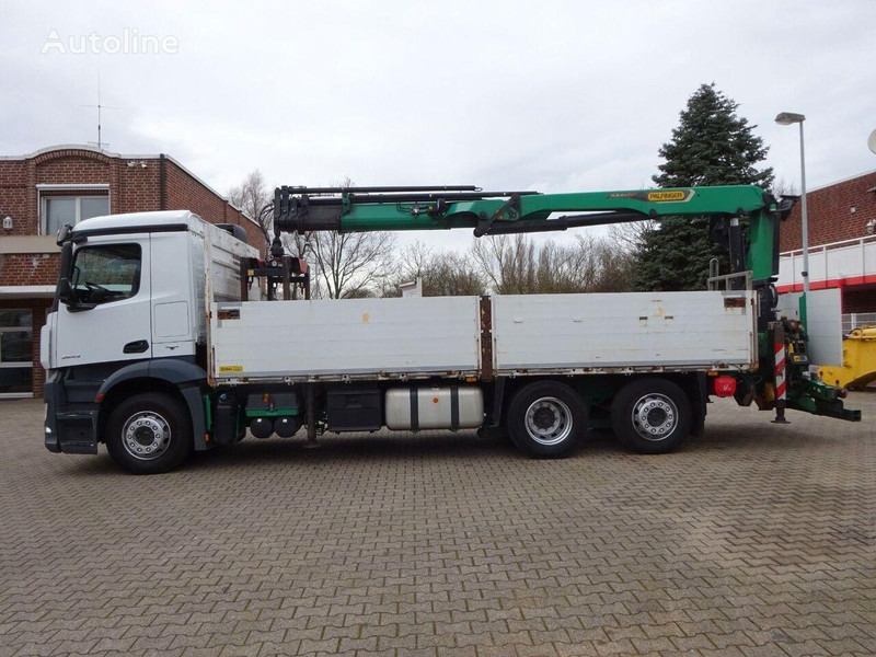 Mercedes-Benz Antos 2543 - Flatbed+crane 6x2 - شاحنات مسطحة, شاحنة كرين: صور 4 Mercedes-Benz Antos 2543 - Flatbed+crane 6x2 - شاحنات مسطحة, شاحنة كرين: صور 4
