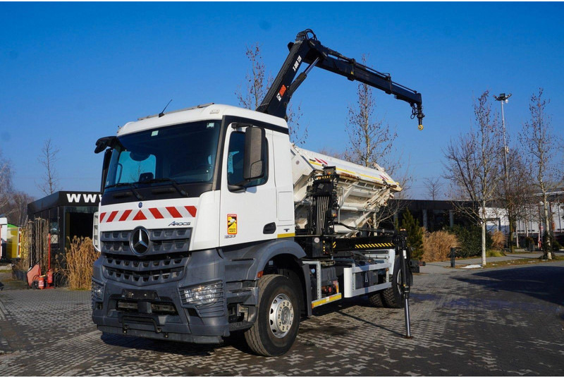Mercedes-Benz Arocs 1833 3-Way Tipper Crane HIAB X-DUO 128 B - قلابات, شاحنة كرين: صور 3 Mercedes-Benz Arocs 1833 3-Way Tipper Crane HIAB X-DUO 128 B - قلابات, شاحنة كرين: صور 3