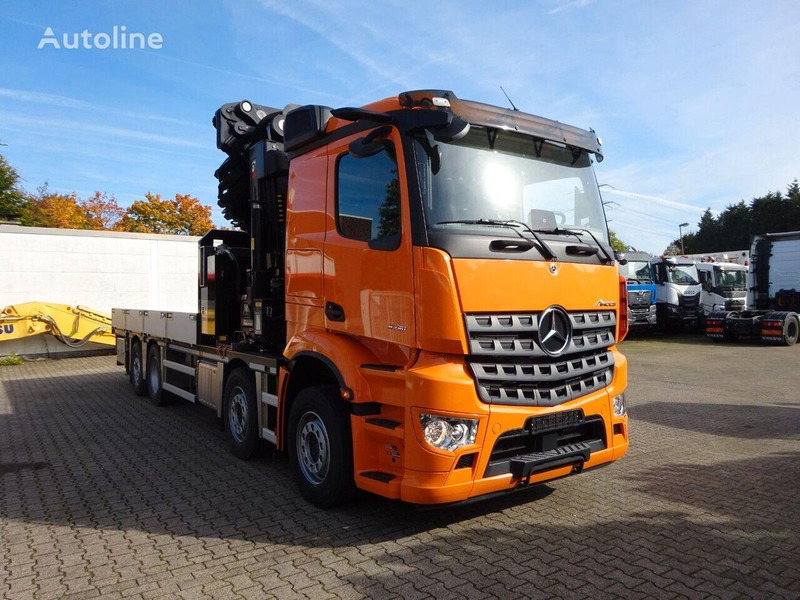Mercedes-Benz Arocs 3751 - Flatbed+crane - شاحنات مسطحة, شاحنة كرين: صور 2 Mercedes-Benz Arocs 3751 - Flatbed+crane - شاحنات مسطحة, شاحنة كرين: صور 2