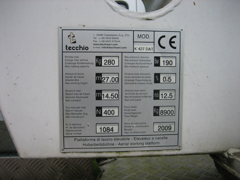 Mercedes-Benz Atego 1324 Bucket truck - Tecchio 27 m - شاحنة, شاحنة كرين: صور 3 Mercedes-Benz Atego 1324 Bucket truck - Tecchio 27 m - شاحنة, شاحنة كرين: صور 3