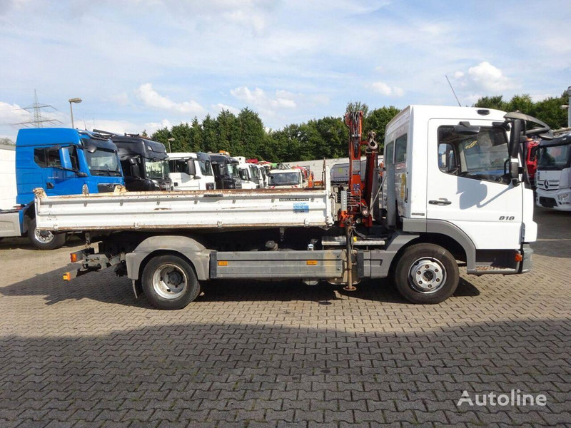 Mercedes-Benz Atego 818 - 3 way tipper+crane - قلابات, شاحنة كرين: صور 4 Mercedes-Benz Atego 818 - 3 way tipper+crane - قلابات, شاحنة كرين: صور 4