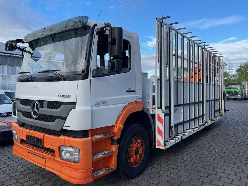 Mercedes-Benz Axor 1833 - شاحنات مسطحة, شاحنة كرين: صور 1 Mercedes-Benz Axor 1833 - شاحنات مسطحة, شاحنة كرين: صور 1