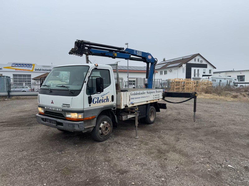 Mitsubishi Canter FE649 - Flatbed truck + crane - شاحنات مسطحة, شاحنة كرين: صور 3 Mitsubishi Canter FE649 - Flatbed truck + crane - شاحنات مسطحة, شاحنة كرين: صور 3