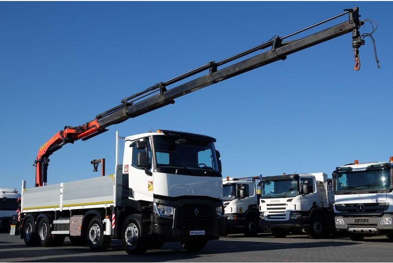 Renault C 430 / 8x4 / SKRZYNIOWY 7 M + HDS PALFINGER 33002 -wysów: 14,5 - شاحنات مسطحة, شاحنة كرين: صور 5 Renault C 430 / 8x4 / SKRZYNIOWY 7 M + HDS PALFINGER 33002 -wysów: 14,5 - شاحنات مسطحة, شاحنة كرين: صور 5