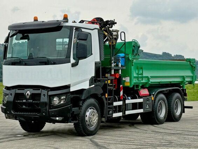 Renault C 430 *KIPPER 5,10 m + PK 16001 - K B* 6x4 - قلابات, شاحنة كرين: صور 5 Renault C 430 *KIPPER 5,10 m + PK 16001 - K B* 6x4 - قلابات, شاحنة كرين: صور 5