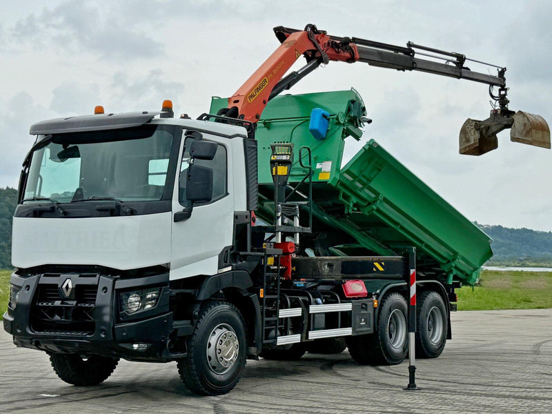 Renault C 430 *KIPPER 5,10 m + PK 16001 - K B* 6x4 - قلابات, شاحنة كرين: صور 3 Renault C 430 *KIPPER 5,10 m + PK 16001 - K B* 6x4 - قلابات, شاحنة كرين: صور 3