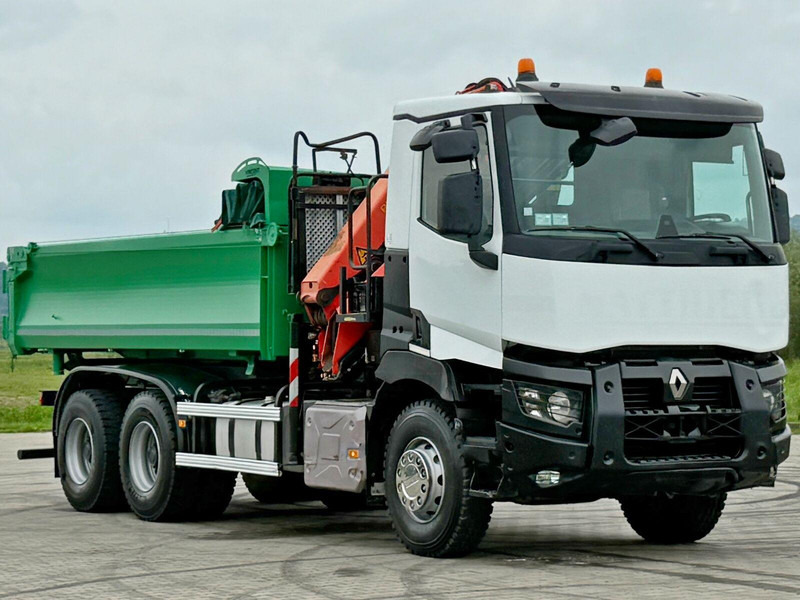 Renault C 430 *KIPPER 5,10 m + PK 16001 - K B* 6x4 - قلابات, شاحنة كرين: صور 4 Renault C 430 *KIPPER 5,10 m + PK 16001 - K B* 6x4 - قلابات, شاحنة كرين: صور 4