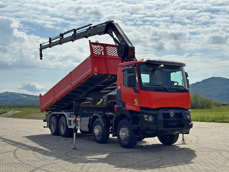 Renault C 430 *KIPPER 6,80m* HIAB X-HIDUO 188 ES-4 * 8x4 - قلابات, شاحنة كرين: صور 2 Renault C 430 *KIPPER 6,80m* HIAB X-HIDUO 188 ES-4 * 8x4 - قلابات, شاحنة كرين: صور 2