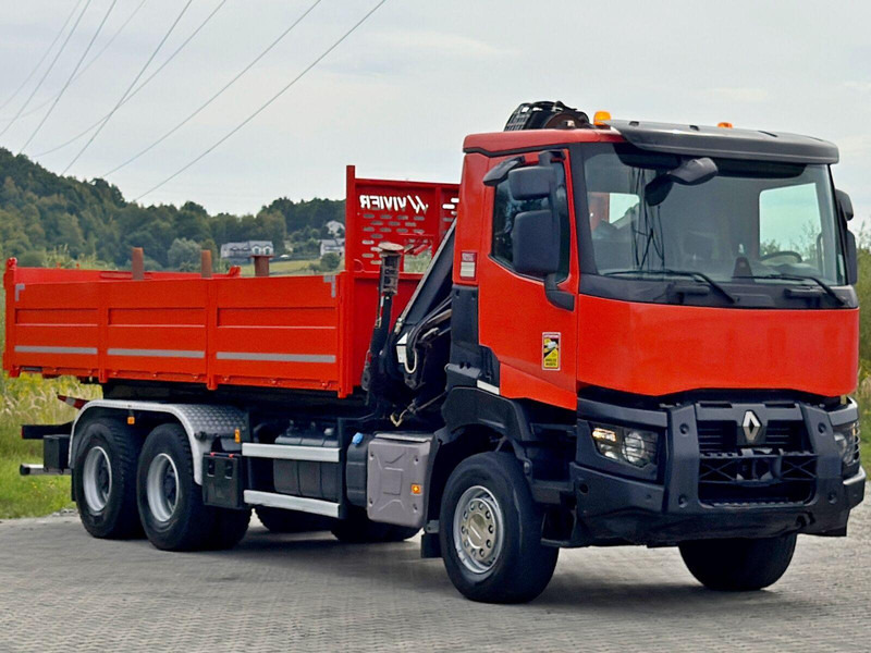 Renault K 380 * HIAB 144 BS - 3 HIDUO + FUNK * 6x4 * TOP - قلابات, شاحنة كرين: صور 4 Renault K 380 * HIAB 144 BS - 3 HIDUO + FUNK * 6x4 * TOP - قلابات, شاحنة كرين: صور 4