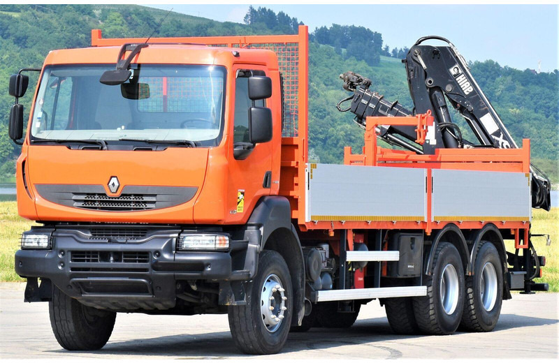 Renault KERAX 410 * HIAB 144 B-3 HIDUO / 6x4 * TOP - شاحنات مسطحة, شاحنة كرين: صور 4 Renault KERAX 410 * HIAB 144 B-3 HIDUO / 6x4 * TOP - شاحنات مسطحة, شاحنة كرين: صور 4