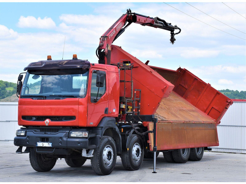 Renault KERAX 420 DCI Kipper 6,30m+FASSI F95AXS.21+FUNK - قلابات, شاحنة كرين: صور 3 Renault KERAX 420 DCI Kipper 6,30m+FASSI F95AXS.21+FUNK - قلابات, شاحنة كرين: صور 3